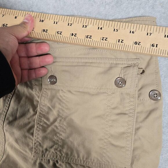 Clothing Arts Shorts Cargo P Cubed Beige Sz 32 Pick Pocket Hiking - Picture 7 of 10